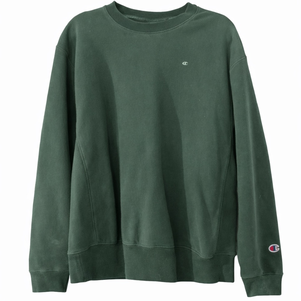 Champion Men's Forest Green Crewneck Sweater